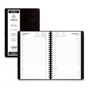 Blue Sky Aligned Daily Appointment Planner, 8 x 5, Black Cover, 12-Month (Jan to Dec): 2023 (123853)