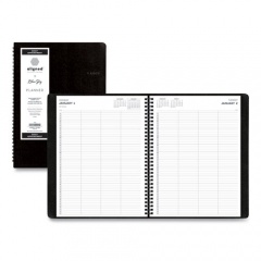 Blue Sky Aligned Daily Four-Person Appointment Planner, 11 x 8, Black Cover, 12-Month (Jan to Dec): 2023 (123844)