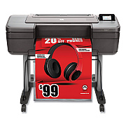 HP DesignJet Z6 24" Wide Format PostScript Inkjet Printer (HEWT8W15A)