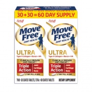 Move Free Ultra Triple Action with UCII Twin Pack, 60 Tablets (95603)