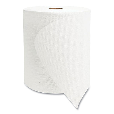 Morcon Tissue Valay Universal TAD Roll Towels, 1-Ply, 8 x 600 ft, White, 6 Rolls/Carton (MORVT9158)