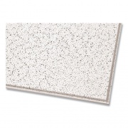 Armstrong Cortega Ceiling Tiles, Non-Directional, Angled Tegular (0.94"), 24" x 48" x 0.63", White, 10/Carton (703B)