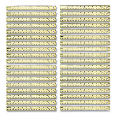 Westcott Three-Hole Punched Wood Ruler, Standard/Metric, 12" (30 cm) Long, Natural Wood, 36/Box (ACM17724)