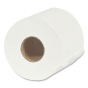 Floral Soft 1-Ply Standard Bathroom Tissue, Septic Safe, White, 4.4" Wide, 1,500 Sheets/Roll, 60 Rolls/Carton (B1540)