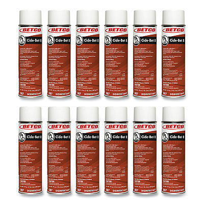 Betco Cide-Bet II Aerosol Disinfectant Spray, Floral Scent, 19 oz Aerosol Spray, 12/Carton (BET0872300)
