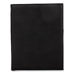 Bond Street Faux-Leather Padfolio, 9 x 12 Pad, 9.75 x 12.5, Black (BND5042BSBLACK)