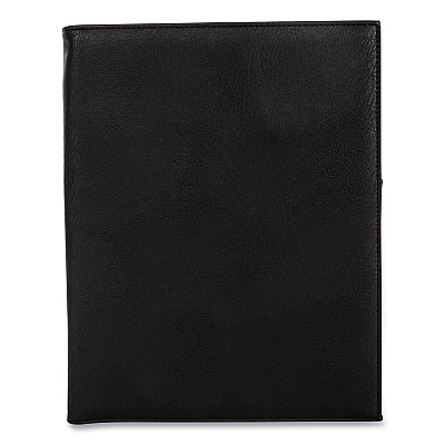 Bond Street Faux-Leather Padfolio, 9 x 12 Pad, 9.75 x 12.5, Black (BND5042BSBLACK)