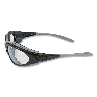 Bouton Optical Fuselage Safety Goggles, Black Frame, Clear Lens (BOU250500420)
