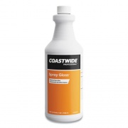 Coastwide Professional Spray Gloss Floor Finish and Sealer, Peach Scent, 0.95 L Bottle, 6/Carton (24425445)