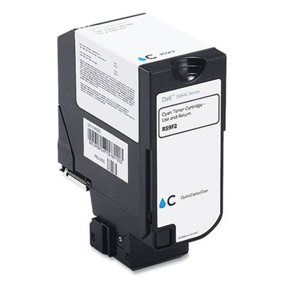 Dell 9DJ63 High-Yield Toner, 12,000 Page-Yield, Cyan