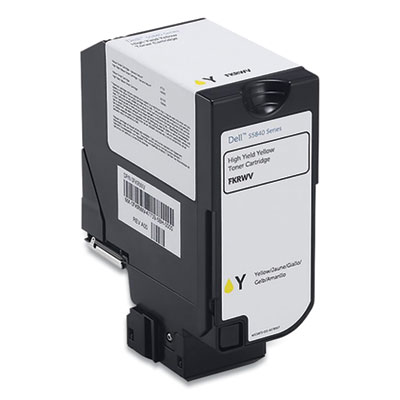 Dell H6VRY High-Yield Toner, 12,000 Page-Yield, Yellow