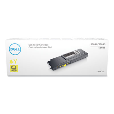 Dell XMHGR Extra High-Yield Toner, 9,000 Page-Yield, Yellow