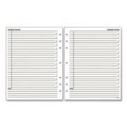 AT-A-GLANCE Day Runner "Things To Do" Planner Refill, 11 x 8.5, White Sheets, Undated (490232)