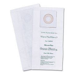 Green Klean Replacement Vacuum Bags, Fits Windsor Chariot iVac/Nuwave, 10/Pack (GRKWAVEP)
