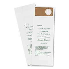 Green Klean Replacement Vacuum Bags, Fits Advac/Lindhaus/Minuteman Phenom/Nilfisk Carpetwin, 10/Pack (GRKCARPTWNP)