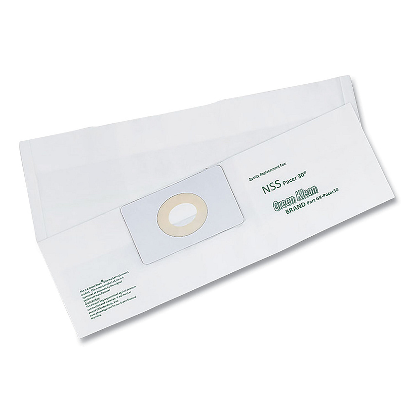 Green Klean Replacement Vacuum Bags, Fits NSS Pacer 30, 3/Pack (GRKPACER30P)