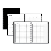 Blue Sky Enterprise Weekly Appointment Planner, 11 x 8.5, Black Cover, 12-Month (Jan to Dec): 2026 (111289)