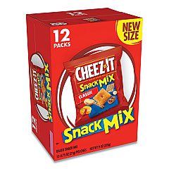 Cheez-It Snack Mix, Classic Cheese, 0.75 oz Bag, 12/Box (KEB11719)