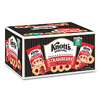 Knott's Berry Farm Premium Berry Jam Shortbread Cookies, Strawberry, 2 oz, 36/Carton (KNOBIS59637)
