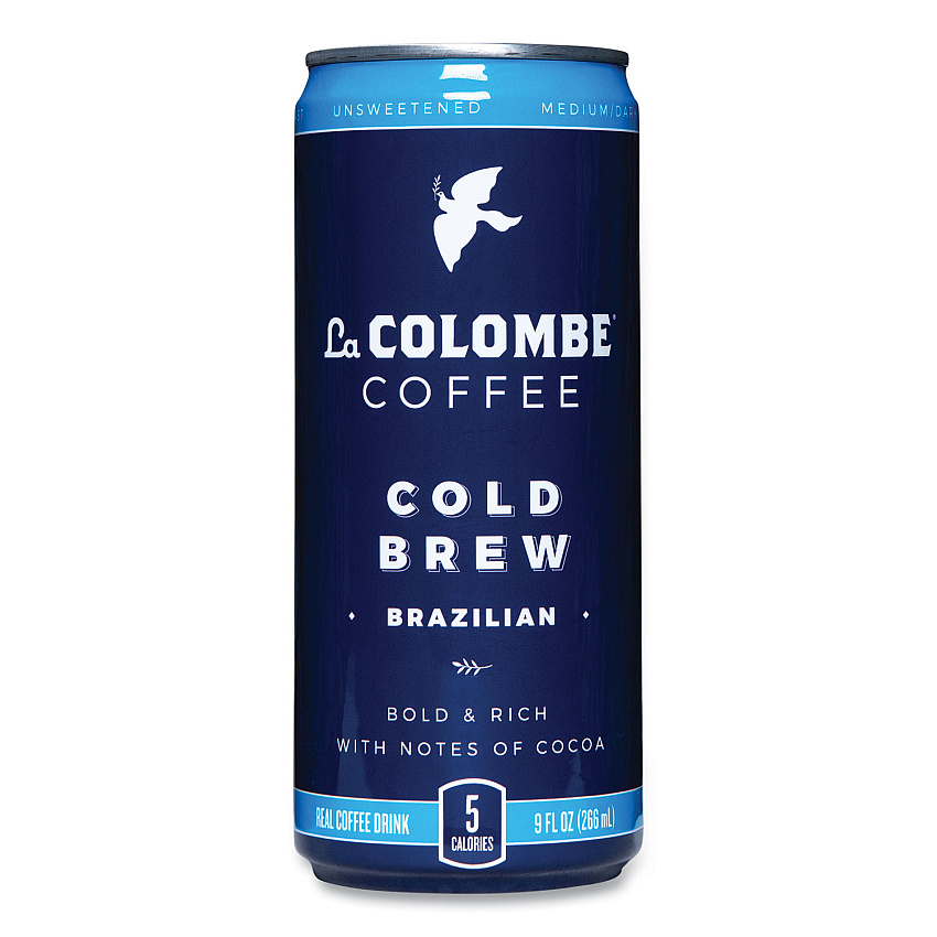La Colombe Cold Brew Coffee, Brazilian Bold, 9 Oz Can, 12/carton (LALLCT00004)