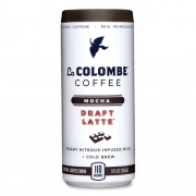 La Colombe Cold Brew Draft Latte, Mocha, 9 oz Can, 12/Carton (LCT00001)