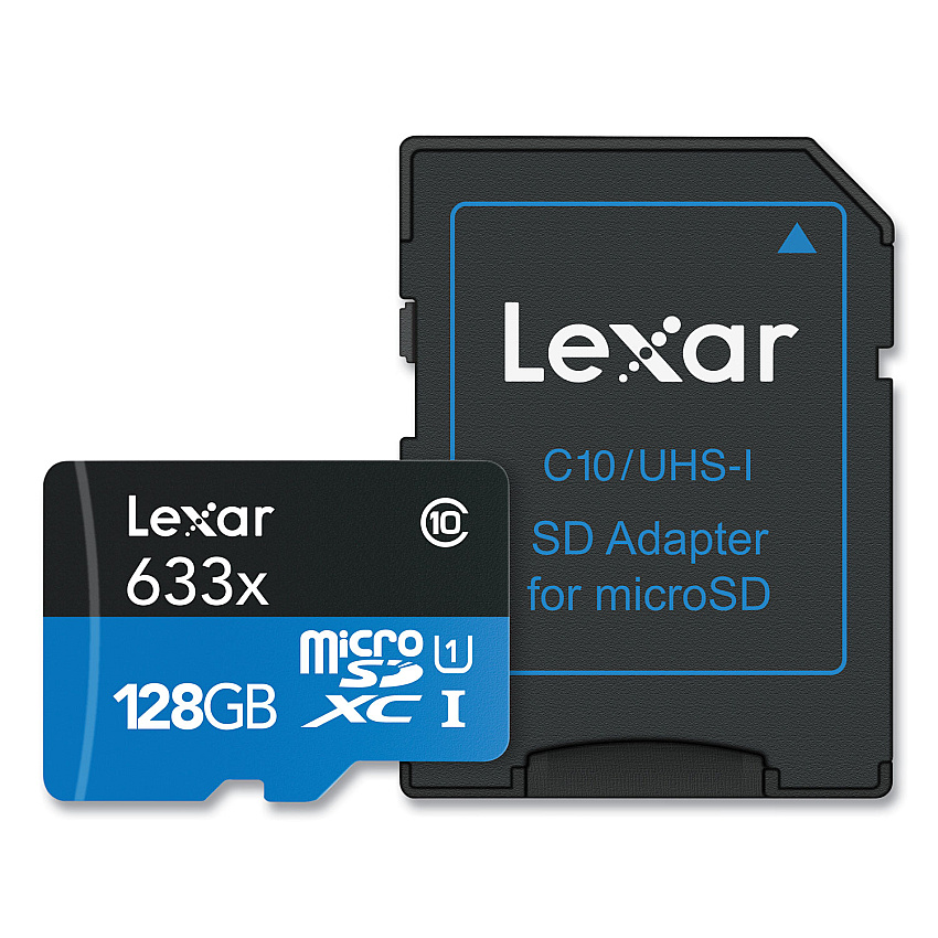 Lexar microSDXC Memory Card, UHS-I U1 Class 10, 128 GB (LXRMI128BBNL633)