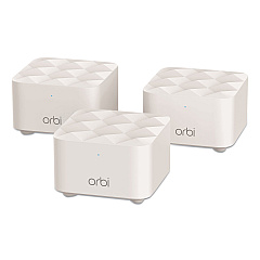 Netgear Orbi Whole Home AC1200 Mesh Wi-Fi System, 2 Ports, Dual-Band 2.4 GHz/5 GHz (NGRRBK13100NAS)