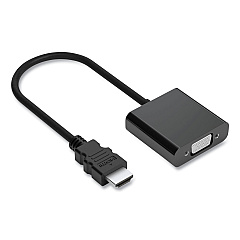 NXT Technologies HDMI to VGA Adapter, 6", Black (NXT24400008)