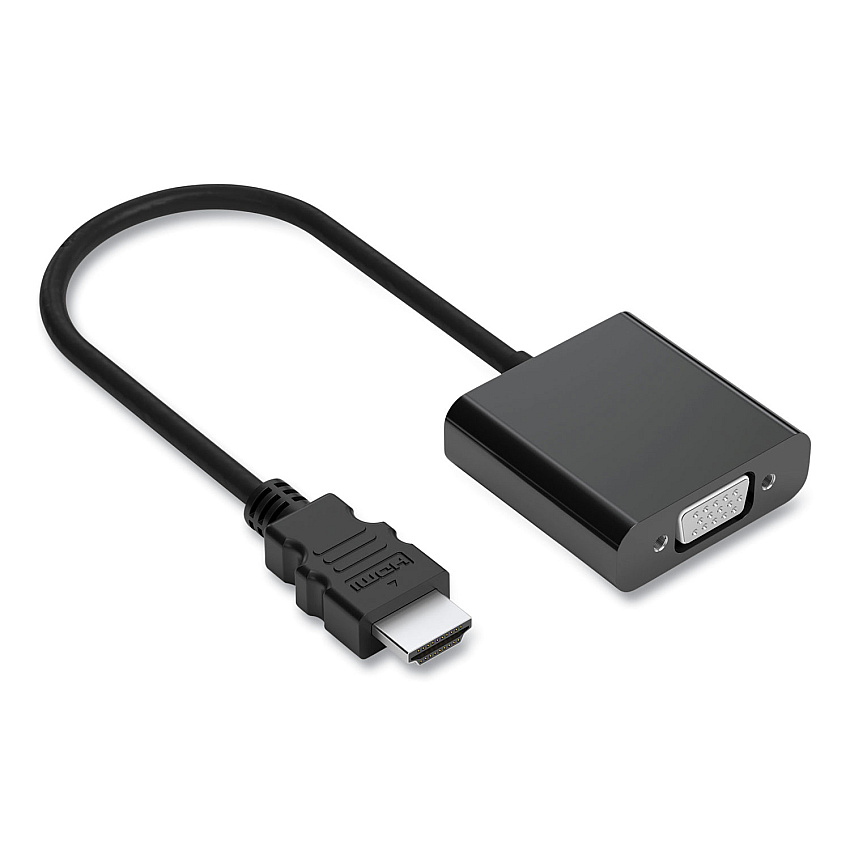 NXT Technologies HDMI to VGA Adapter, 6", Black (NXT24400008)