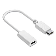 NXT Technologies DisplayPort to HDMI Adapter, 6", White (NXT24400011)