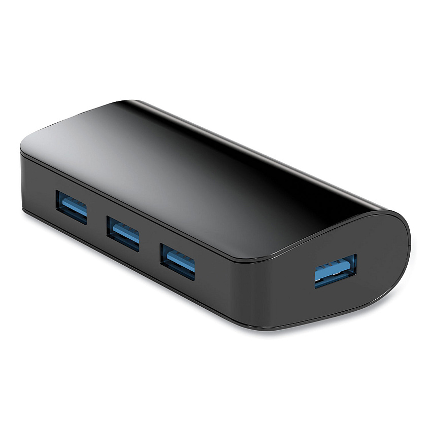 NXT Technologies USB 3.0 Hub, 4 Ports, Black (NXT24400020)