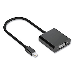 NXT Technologies Mini DisplayPort to VGA Adapter, 6", Black (NXT24400028)
