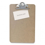 Officemate Recycled Hardboard Clipboard, 1" Clip Capacity, Holds 5.5 x 8.5 Sheets, Brown (83503)
