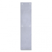 Tell Door Push Plate, 3.5 x 15, Satin Stainless Steel (DT100072)
