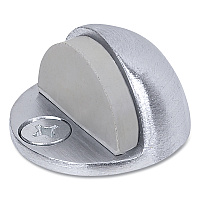 Tell Low Dome Floor Stop, 1.75" Diameter x 1.5"h, Satin Chrome (PFQDT100033)