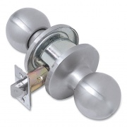 Tell Light Duty Commercial Passage Knob Lockset, Stainless Steel Finish (CL100294)