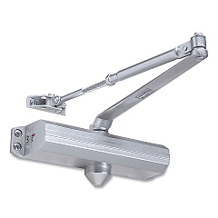 Tell 600 Series Door Closer, Adjustable 1-4 Spring Size, Aluminum (PFQDC100018)