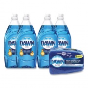 Ultra Liquid Dish Detergent, Dawn Original, 19.4 oz Bottle, 4/Carton (89271)