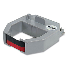 uPunch HNRL10 Calculating Time Clock Ribbon, Black/Red