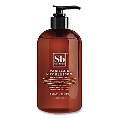 Soapbox Hand Soap, Vanilla and Lily Blossom Scent, 12 oz, 12/Carton (SBX00679CT)