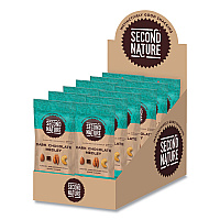 Second Nature Deluxe Mixed Nut Medley, Dark Chocolate , 1.75 oz Bag, 12/Box (SSUKAR01178)