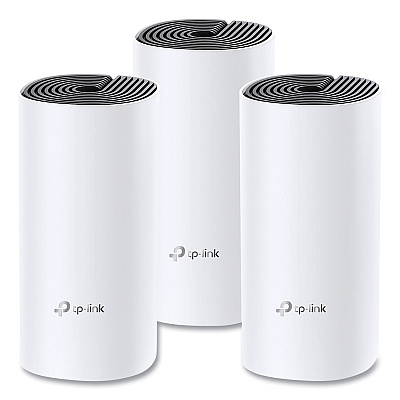 TP-Link Deco M4 AC1200 Whole Home Mesh Wi-Fi System, 2 Ports, Dual-Band 2.4 GHz/5 GHz (TPLDECOM43PACK)