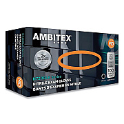 AMBITEX N720 Series Powder-Free Nitrile Gloves, 6 mil, Medium, Black, 100/Box, 10 Boxes/Carton (TXINMD720BLK)