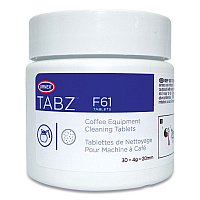 Urnex Tabz Coffee Equipment Cleaning Tablets, 0.14 oz Tablet, 30 Tablets/Jar (URN60031)