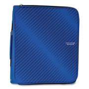 Five Star Zipper Binder, 3 Rings, 2" Capacity, 11 x 8.5, Blue/Gray Zebra Design (72534)