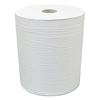 American Paper Converting Hardwound Paper Towel Roll, Eco Green Paper, 1-Ply, 7.88" x 800 ft, White, 6/Carton (APAEN80166)