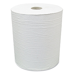 American Paper Converting Hardwound Paper Towel Roll, Eco Green Paper, 1-Ply, 7.88" x 800 ft, White, 6/Carton (APAEN80166)