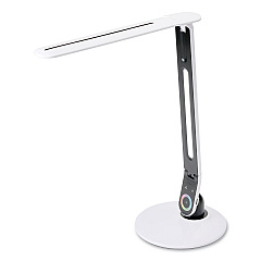 Bostitch Color Changing LED Desk Lamp with RGB Arm, 18.12" High, White (BOSVLED1605BOS)