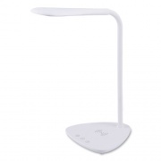 Bostitch Flexible Wireless Charging LED Desk Lamp, 12.88" High, White (VLED1816BOS)