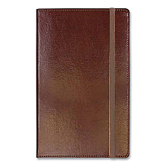 Markings by C.R. Gibson Bonded Leather Journal, 1-Subject, Narrow Rule, Brown Cover, (240) 8.25 x 5 Sheets (CGBMJ54792)